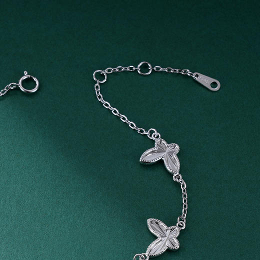 子佩集S925银【蝴蝶之恋】手链纯银【FYS-0502100】时尚2501 商品图1