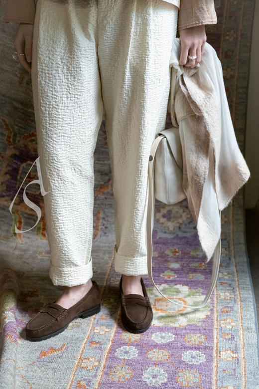 Daniela Gregis  深棕色绒面皮莫卡辛鞋 商品图0