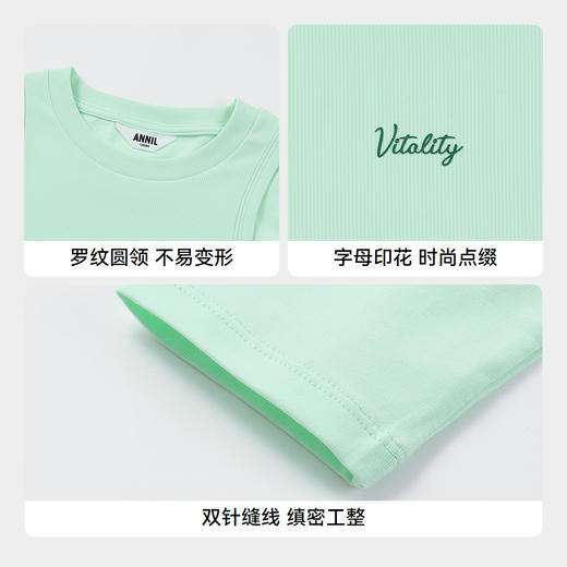 女童圆领长袖针织衫春季新款安奈儿童装实体店同款AG511570 商品图4