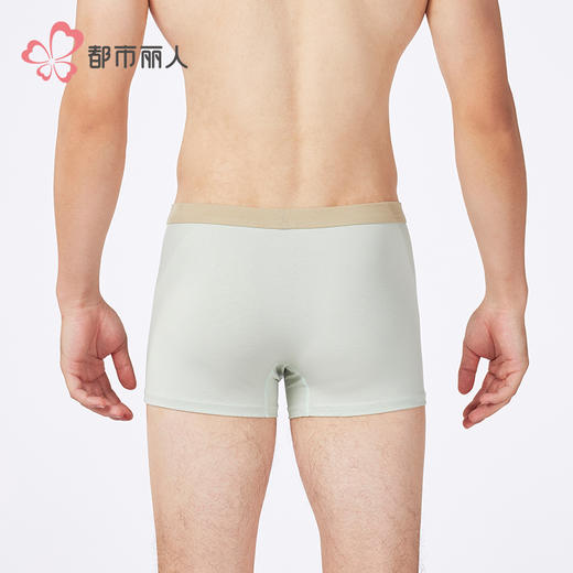 都市丽人棉平角40S棉拉架日常休闲平角裤FKHG04 商品图3