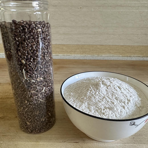 【农家黑麦粉】低脂肪，低升糖，适合糖友胖友人群，保留胚芽、麦芯，健康营养！【中筋】 商品图5