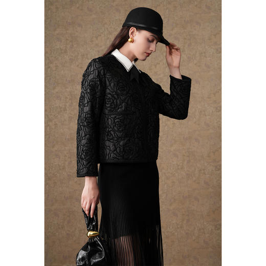 乔万尼重工刺绣小香风短外套EM4K665 商品图1