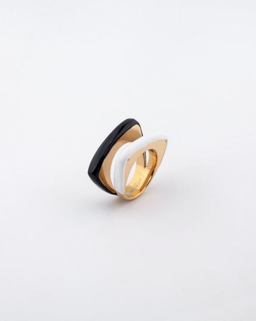FOR ART'S SAKE DELTA RING - 黑白 商品图1