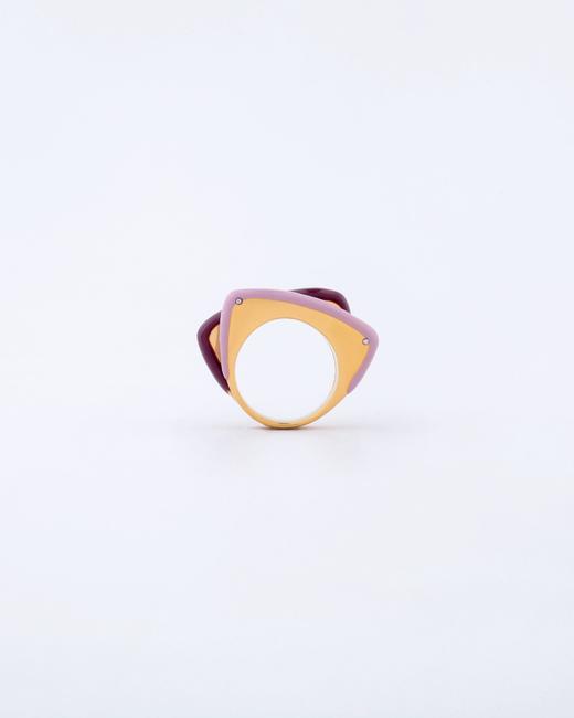FOR ART'S SAKE DELTA RING - 紫色 商品图2