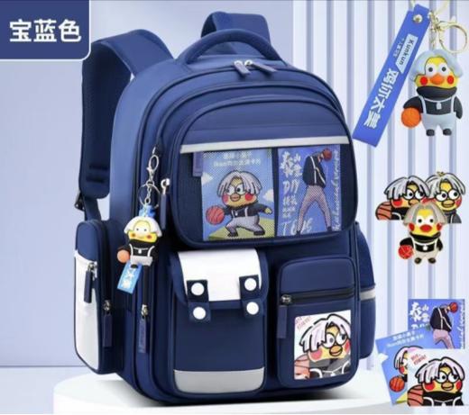 🎉能帮孩子减负的书包脊背双护，🎈“轻”装上阵❗【伊泺杉卡通儿童护脊书包】🎁 1年级-6年级至中学都能背🥰 商品图2