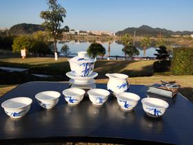 青花【节节高升】茶具套组