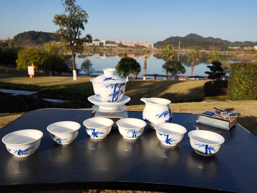 青花【节节高升】茶具套组 商品图0