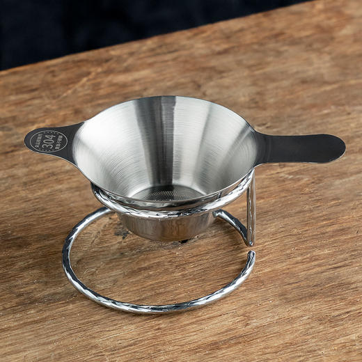 雅集茶具不锈钢双耳茶滤网7.3*12.8cm 商品图1
