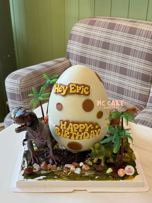 侏罗纪恐龙巧克力蛋/敲敲乐蛋糕 商品图3