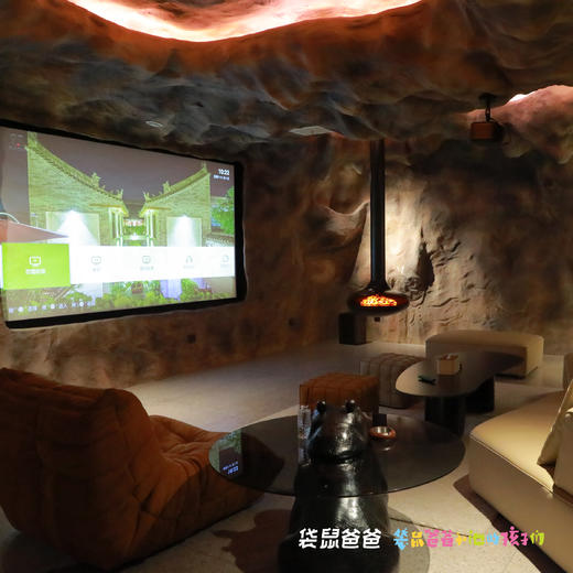 【袋鼠爸爸去哪儿丨咸阳袁家村系列之里享精品民宿】民宿近袁家村主街、小吃街，出门就能感受到古街的市井繁华，院内圆形天井寓意美好，每一个角落细节满满，客房设计风格独特，保留了怀旧情怀的同时融合现代元素 商品图6