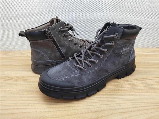豪行秋冬新款12462309牛皮休闲单靴男鞋皮鞋 商品图2