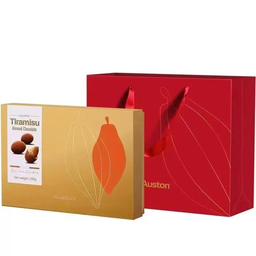 Auston综合提拉米苏味扁桃仁巧克力200g/041615 醇香味浓细腻丝滑 商品图0