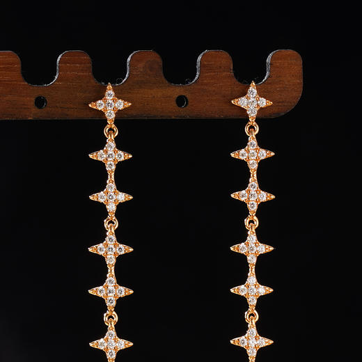 子佩集S925银【星星热潮】耳钉纯银【KK471E】时尚镀金2501 商品图2