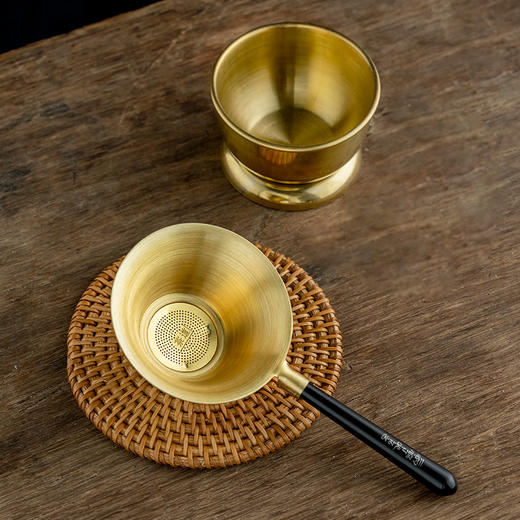 雅集茶具黄铜茶滤网14*6.5cm（小号） 商品图6