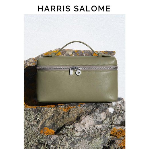 HarrisSalome 牛皮百搭饭盒包软皮小包小号单肩斜挎大号双肩背可选 商品图6