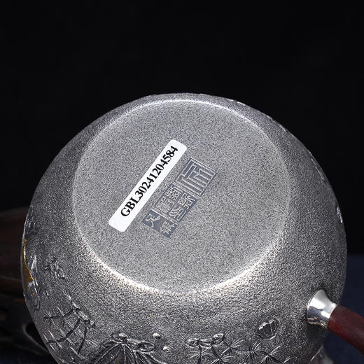 子佩集S990银【海阔鱼跃】纯银套装【HY008】【HY010】【HY009】提梁壶小茶壶公道杯摆件套装原创作品2501 商品图13