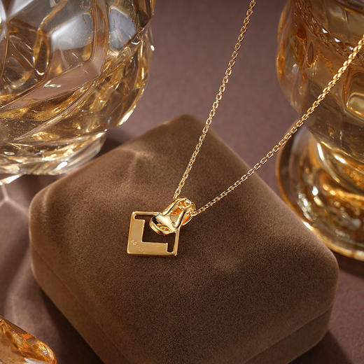 子佩集S925银【暮色朦胧】套链纯银【KK320P】时尚镀金项链白贝母2501 商品图4