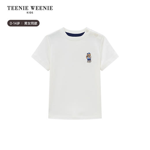 TeenieWeenie Kids小熊童装男女童宝宝凉感刺绣短袖T恤TKRW256392H 商品图7