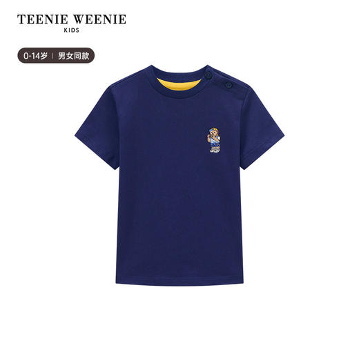 TeenieWeenie Kids小熊童装男女童宝宝凉感刺绣短袖T恤TKRW256392H 商品图4
