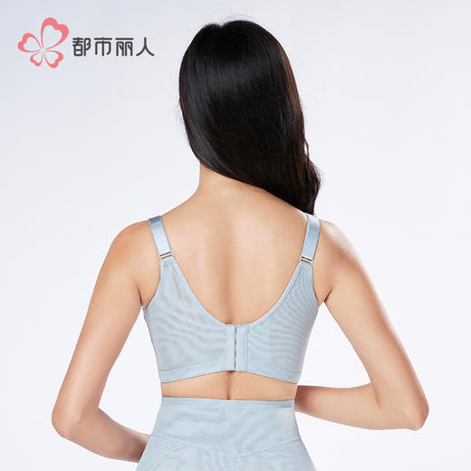 都市丽人塑养护组合调整型文胸超薄蕾丝美体纤塑记忆钢圈塑身文胸LJH2C7 商品图4