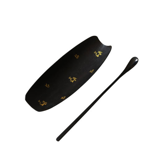 茶香记 老铁《 漆相茶则 》套组中式典雅百搭质感十足茶道配件 商品图4