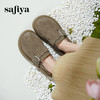 Safiya/索菲娅2025咖啡庄园复古软底休闲外穿舒适勃肯凉拖SFD1110404 商品缩略图3