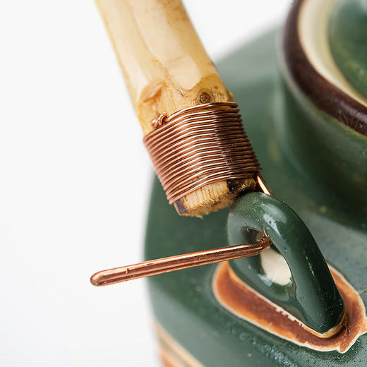 雅集茶具陶瓷条纹仿古壶800ml 商品图3