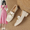 ZHR女鞋浅口单鞋2023新款夏季英伦风小皮鞋女低跟时尚乐福鞋 商品缩略图0