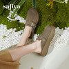 Safiya/索菲娅2025咖啡庄园复古软底休闲外穿舒适勃肯凉拖SFD1110404 商品缩略图1