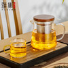 雅集玻璃壶璃山壶550ml（钛茶隔木盖款） 商品缩略图2