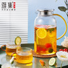 雅集玻璃壶棱影冷水壶2000ml（琥珀把）送杯刷 商品缩略图2