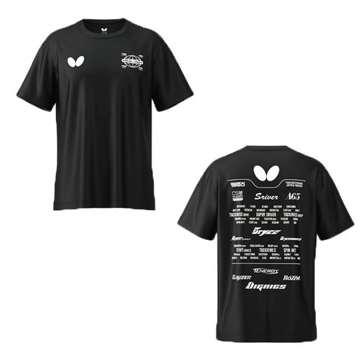 Butterfly蝴蝶乒乓球服 BWH843文化衫休闲圆领衫速干轻薄透气3色可选 商品图2