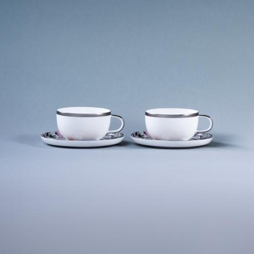 蝶语杯碟套装 RESONG日诵家居 陶瓷咖啡杯茶杯 商品图2