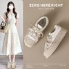 ZHR则则厚底双鞋带休闲鞋软底耐磨女鞋松糕底2024秋ins百搭休闲鞋 商品缩略图1