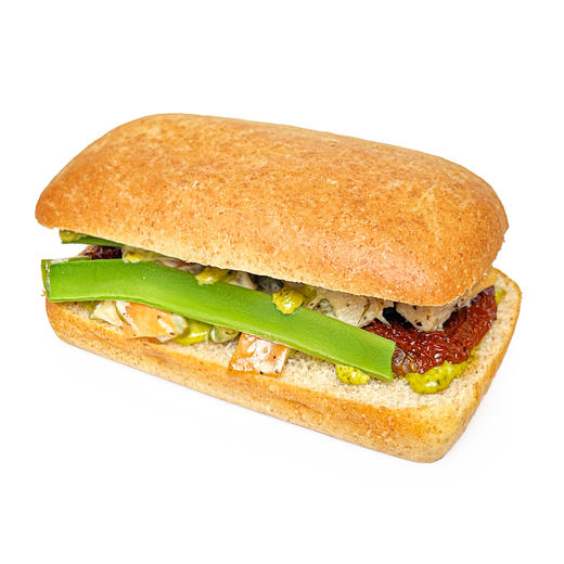 罗勒茄香鸡肉帕尼尼 商品图0