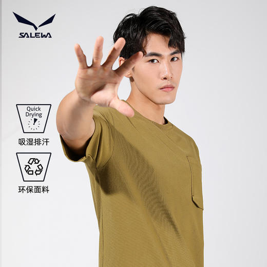 SALEWA|男式短袖T恤 SWAJK810706 商品图0