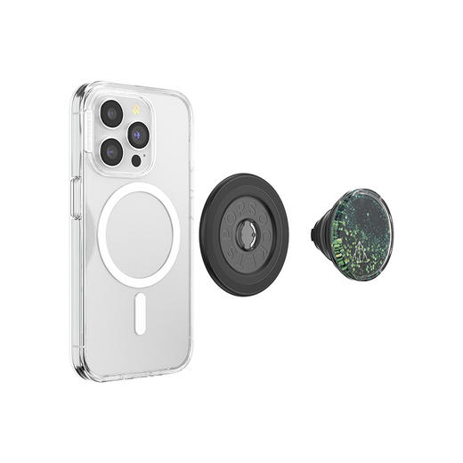 【哈利波特黑魔法】死亡圣器之光·MagSafe圆啪嗒 MAGSAFE磁吸手机气囊支架 Round圆啪嗒系列 绿色 图腾 商品图2