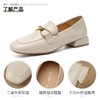 ZHR女鞋浅口单鞋2023新款夏季英伦风小皮鞋女低跟时尚乐福鞋 商品缩略图4