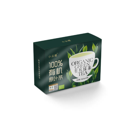 【下单赠水杯1个】小从峰有机绿茶/茉莉绿茶 60g/盒 商品图3