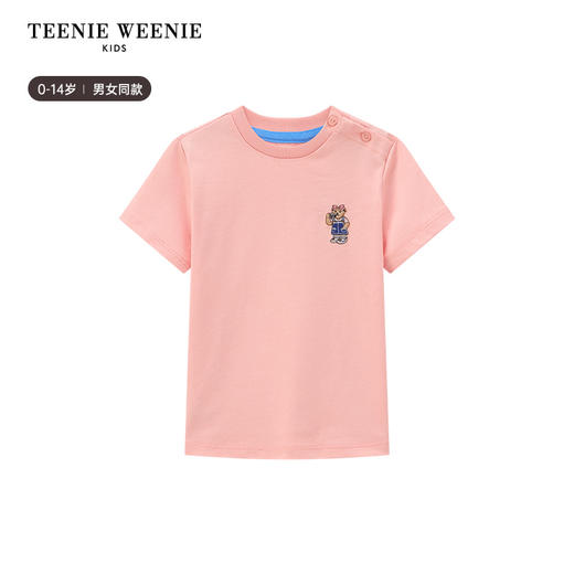 TeenieWeenie Kids小熊童装男女童宝宝凉感刺绣短袖T恤TKRW256392H 商品图5