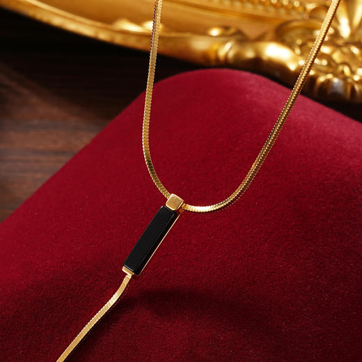 子佩集S925银【古韵微秋】项链纯银【AE00103】原创2镀金2501 商品图2