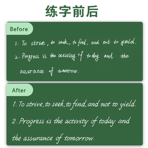 墨点【初中/高中生英语字帖】意大利斜体英语360训练系列字母单词语法高分作文素材美文 商品图2