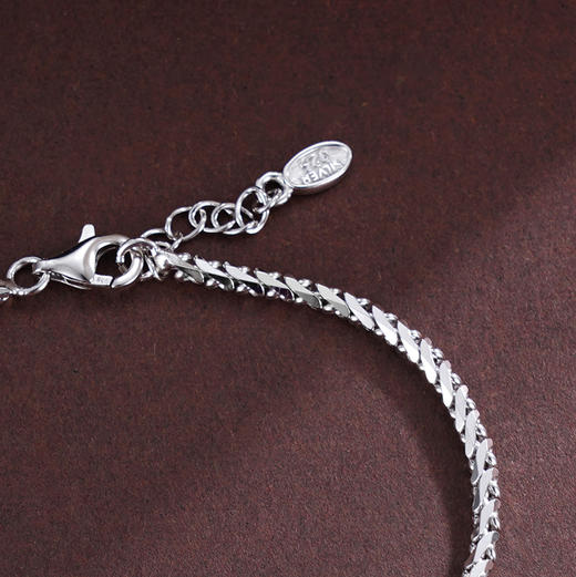 子佩集S925银【幸运法则】手链纯银【FYS-0003】时尚彩钻圈2501 商品图2