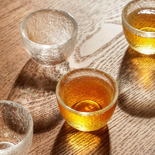 雅集茶具锤纹品茶杯冰丝小鼓（4个装） 商品图4