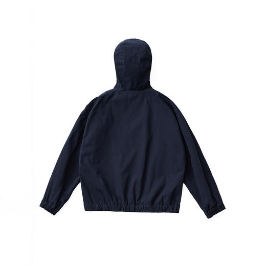 吃茶去chichaqu25全棉洗水做旧带帽夹克宽松复古休闲街头工装 商品图5