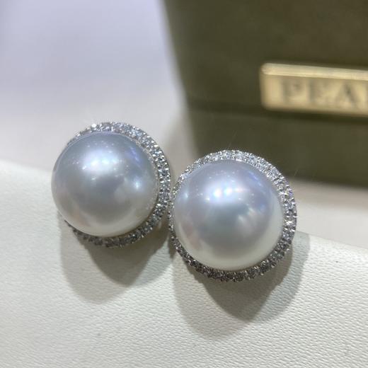 11mm-12mm澳白耳钉 商品图3