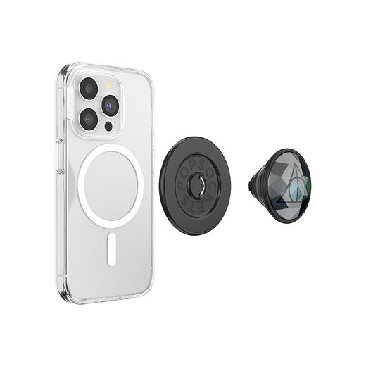 【哈利波特黑魔法】死亡圣器宝石·MagSafe圆啪嗒 MAGSAFE磁吸手机气囊支架 Round圆啪嗒系列 黑色 图腾 商品图2