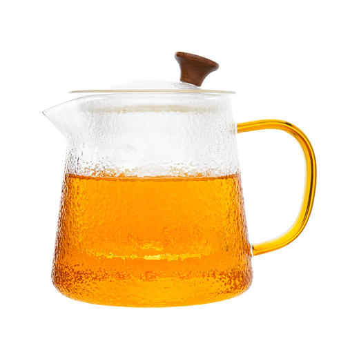 雅集玻璃壶锤纹壶550ml套装（一壶二杯/琥珀） 商品图0