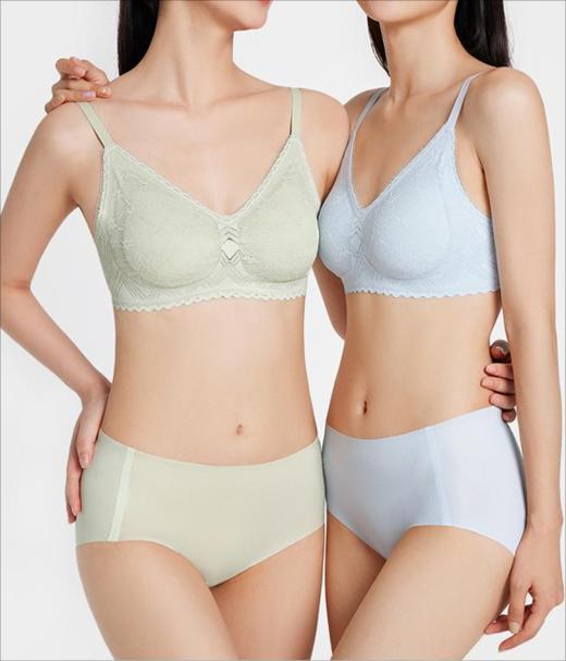 *【清仓】半醒零敏蕾丝bra 舒适不勒小胸聚拢有型 B0028 商品图0