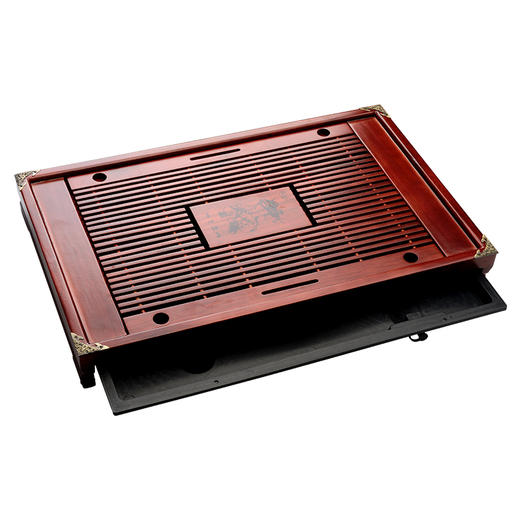 雅集茶具吉祥如意柯木茶盘(红) 商品图0